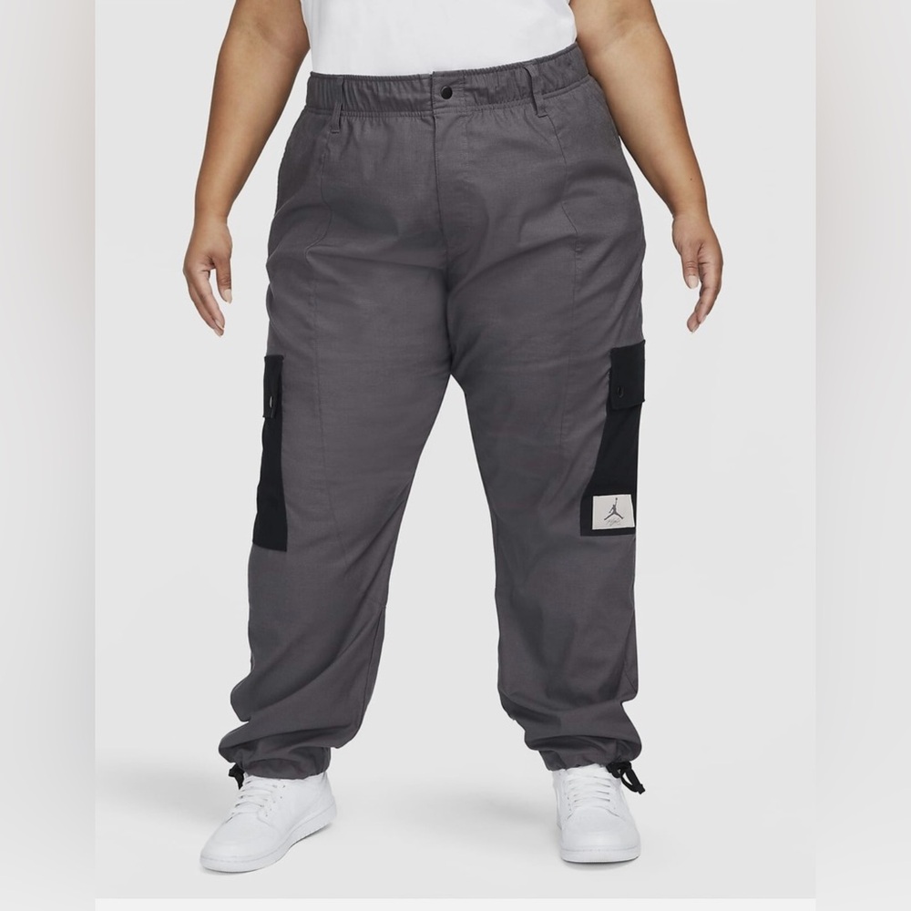🆕 Jordan Flight Gray Loose Fit Active Utility Pants